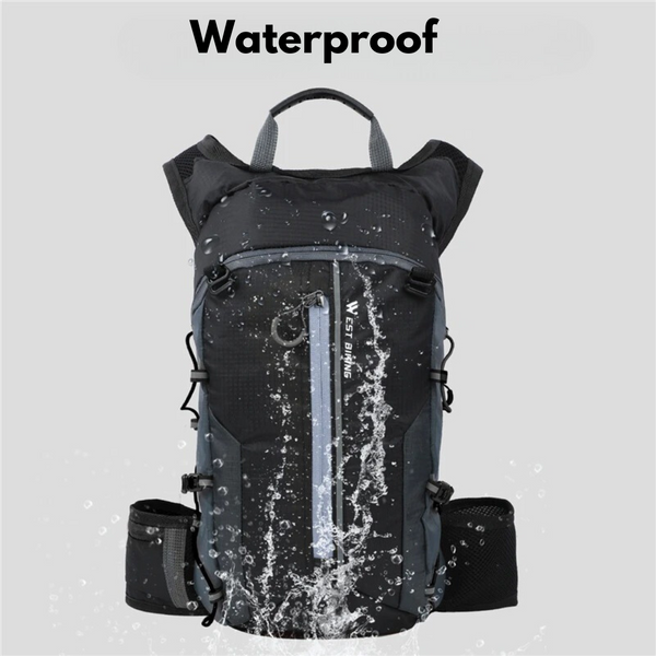 LoungeYard | Premium Cycling Backpack with Hydration System – Lightweight, Waterproof & Helmet Holder — product view 3