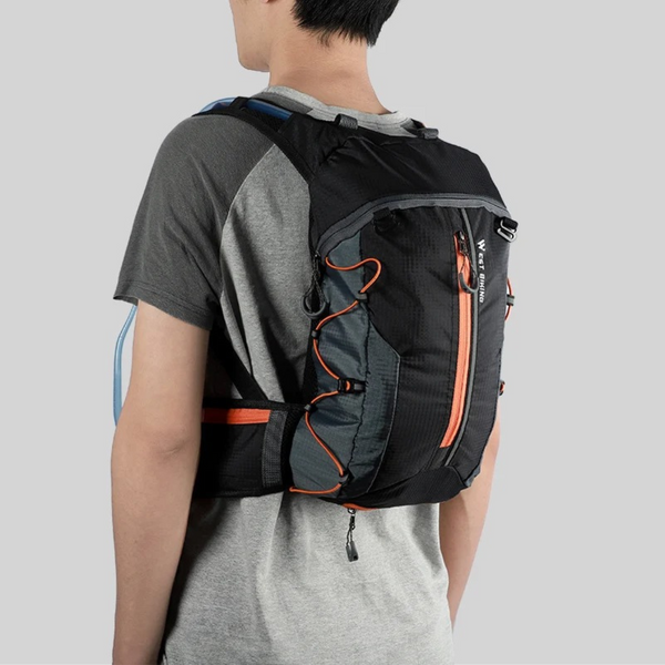 LoungeYard | Premium Cycling Backpack with Hydration System – Lightweight, Waterproof & Helmet Holder — product view 4