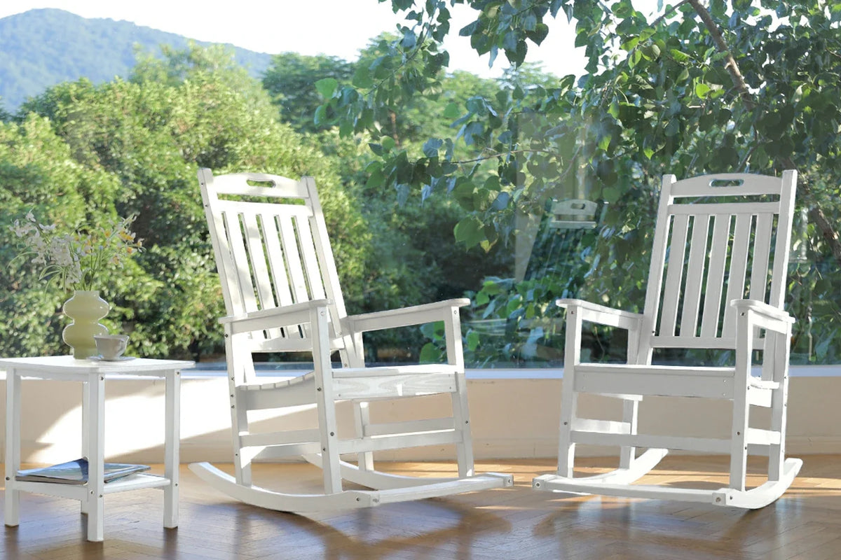 HDPE Rocking Chair with Footboard — product view 2