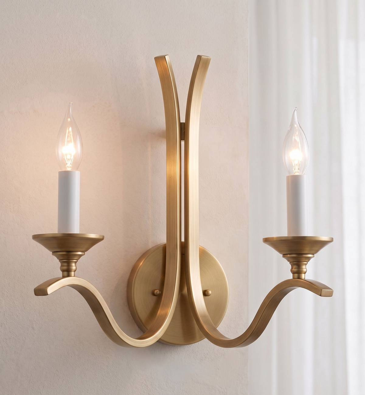Winslow Wave Arm Wall Sconce — product view 7