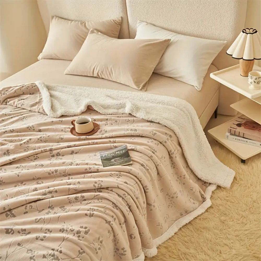 LoungeYard | Winter Garden Plush Blanket — product view 4