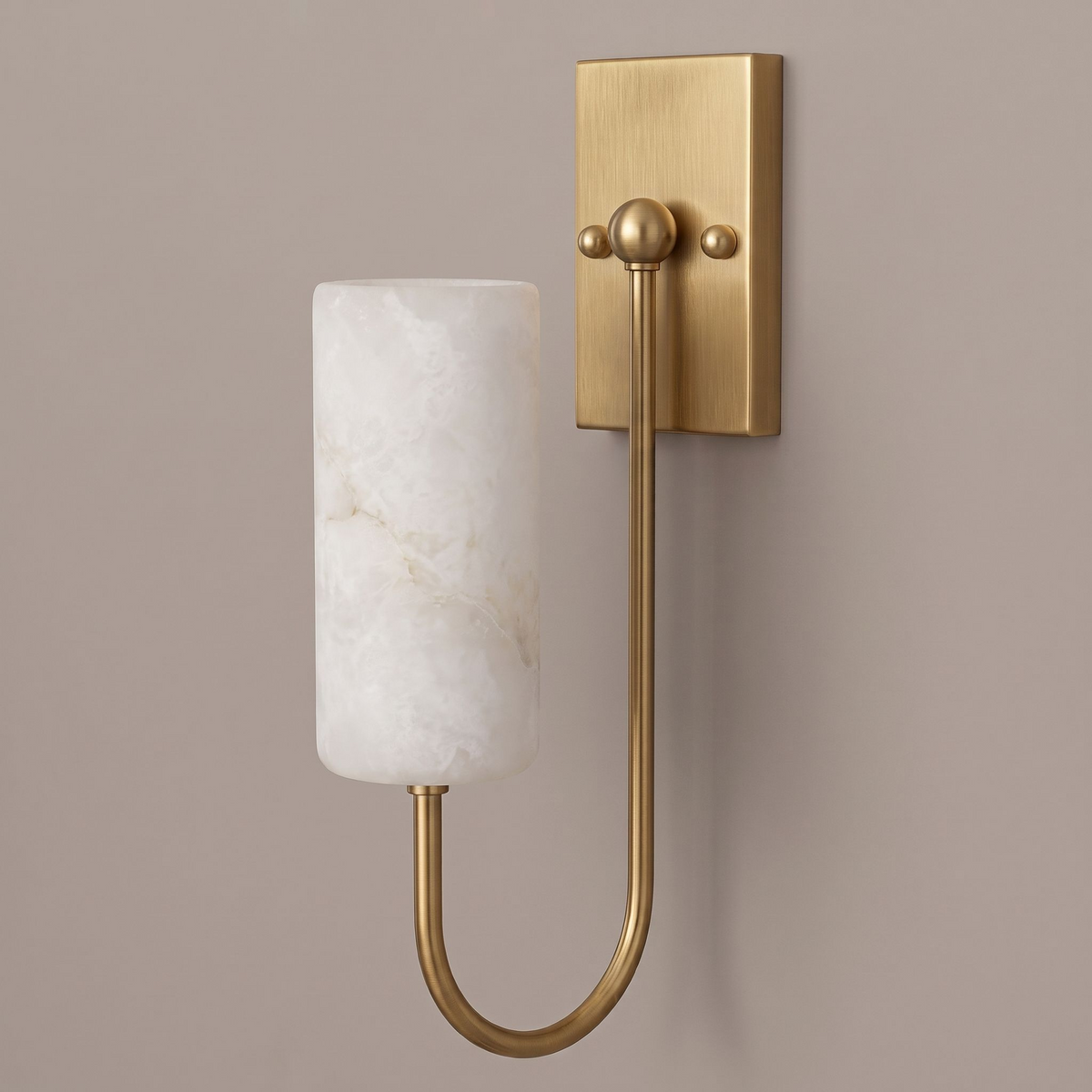 Wishbone Alabaster Wall Sconce — product view 7