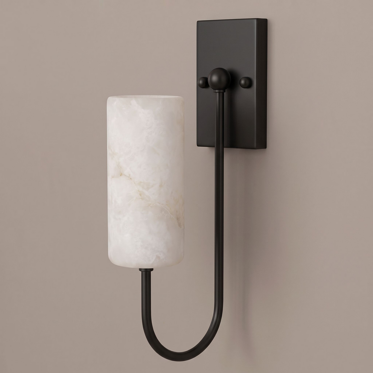 Wishbone Alabaster Wall Sconce — product view 6
