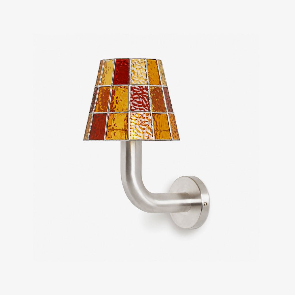 Wren Faceted Glass Wall Sconce — product view 1