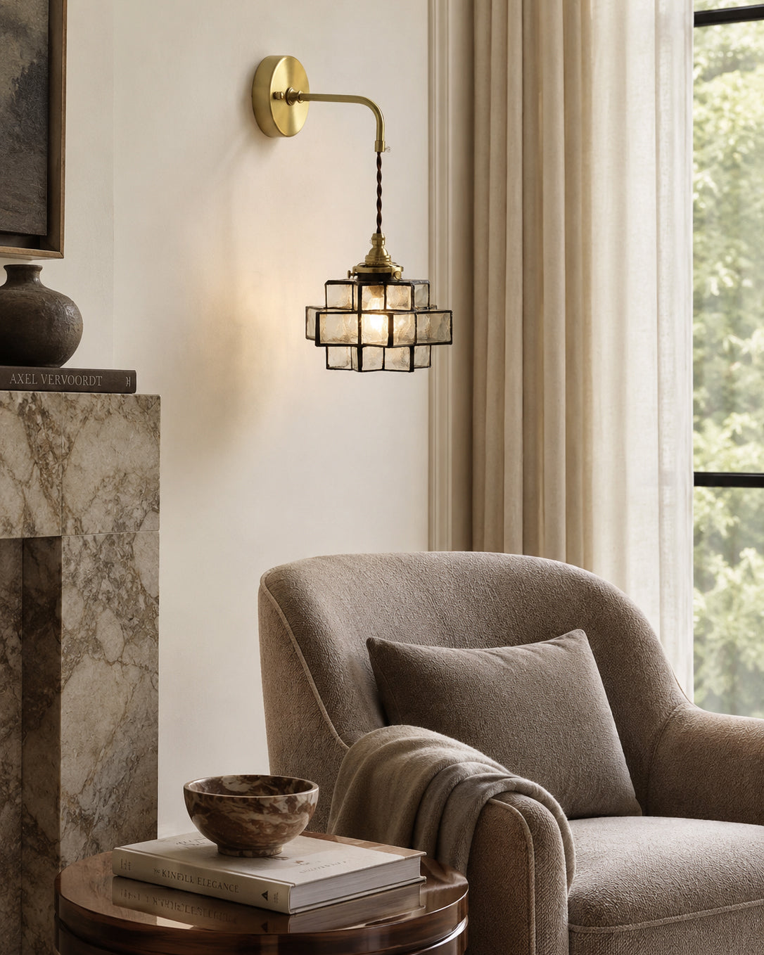 Ziggy Glass Wall Sconce — product view 3