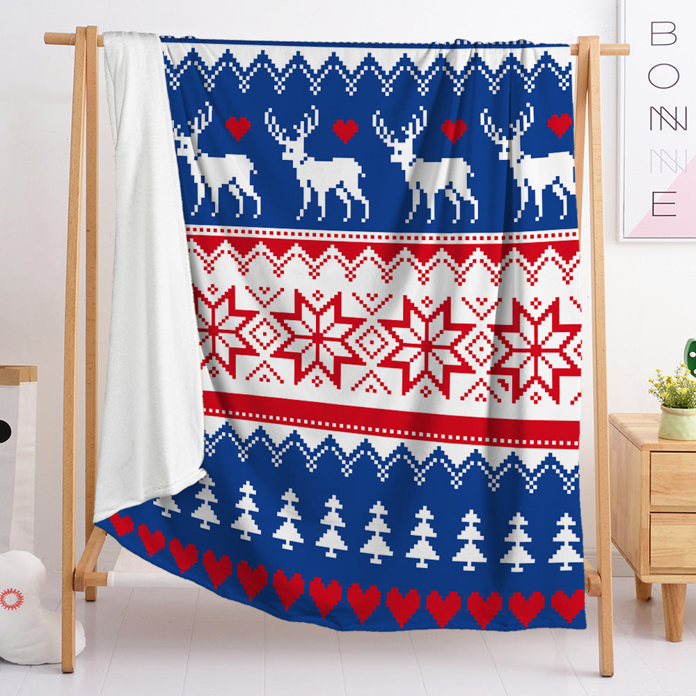 LoungeYard | Christmas 3D Digital Printing Flannel Blanket — product view 6