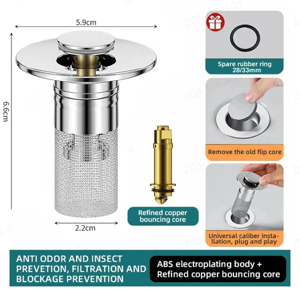 LoungeYard | Stainless Steel Floor Drain Filter — product view 7