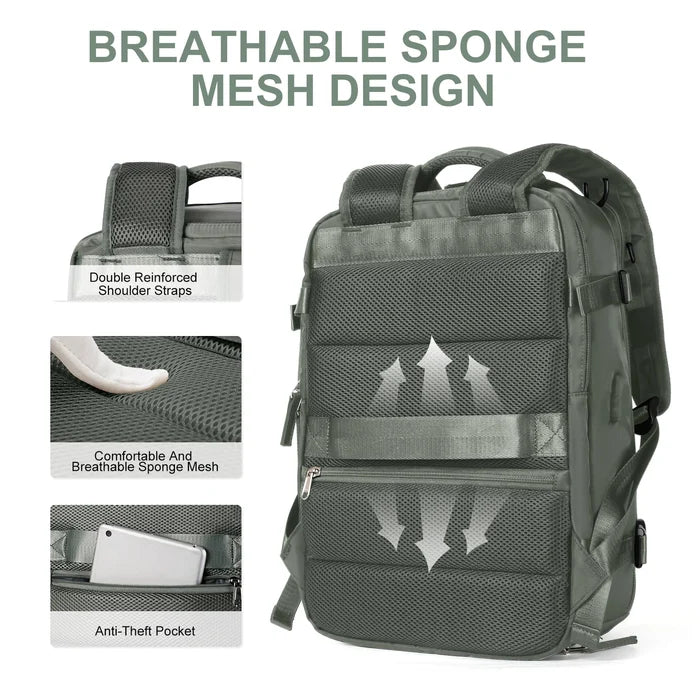 LoungeYard | Waterproof Travel Backpack for Women — product view 3