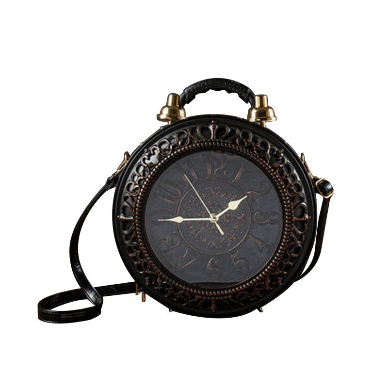 LoungeYard | Vintage Time Creative Clock Crossbody Bag — product view 6