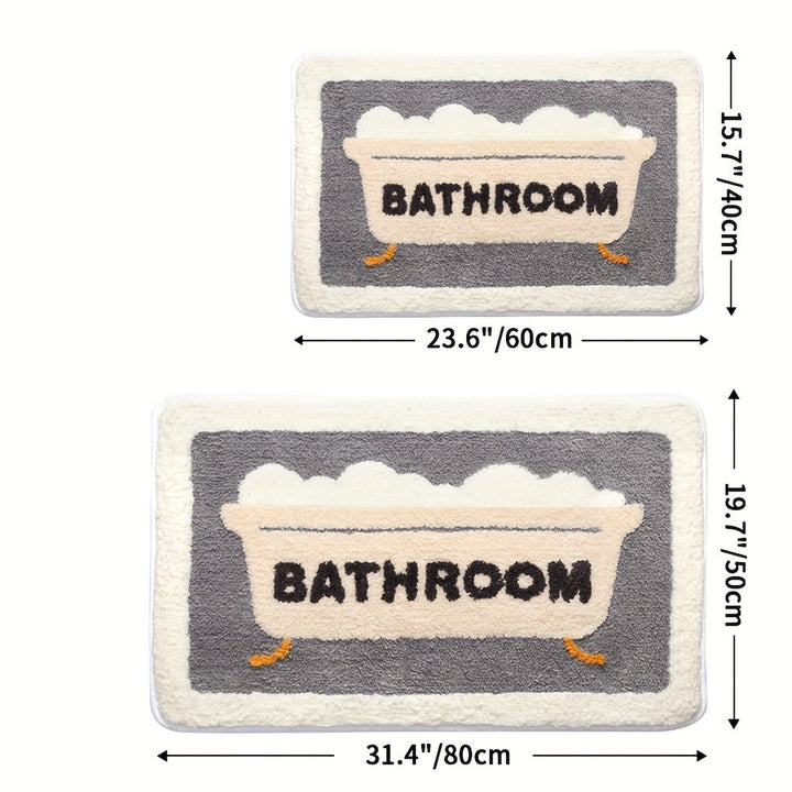 LoungeYard | Soft and Non-Slip Bath Mat with High Absorbency — product view 4