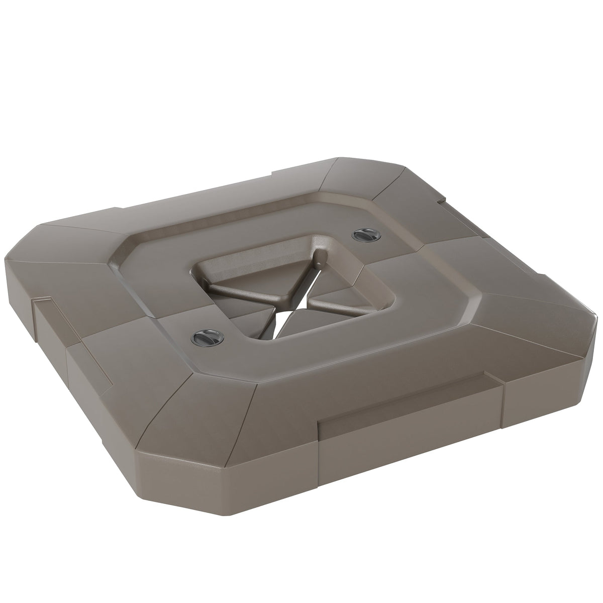 2-Piece Cantilever Umbrella Base Weight Set, 231 lb, Brown — product view 2