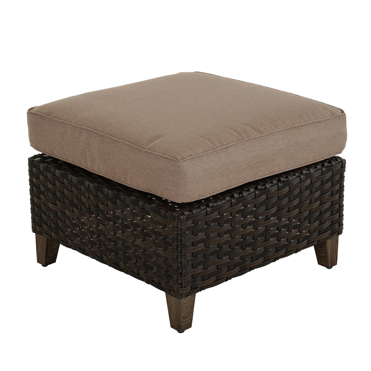 LOUNGE YARD Outdoor Patio Ottoman Footstool Rest Set — product view 2