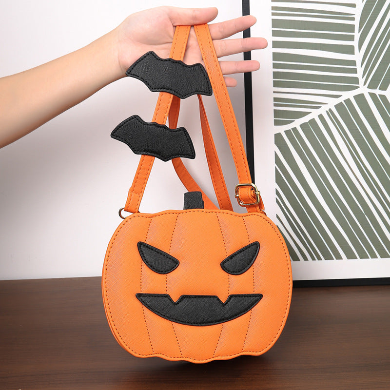 LoungeYard | Halloween Messenger Bag – Minimalistic Shoulder Bag in Solid Colors — product view 3