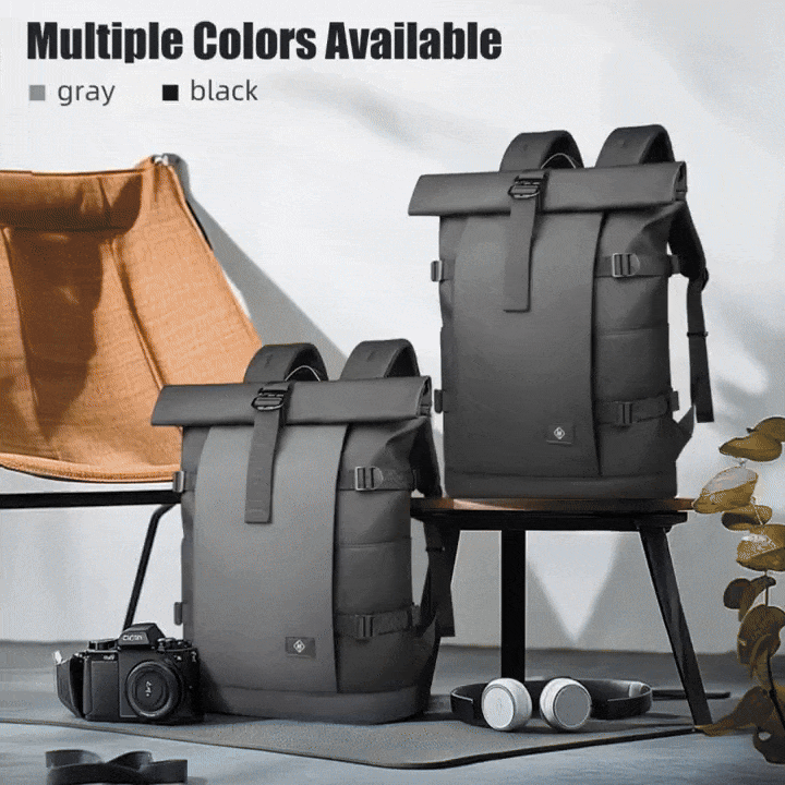 LoungeYard | Expandable outdoor backpack with large volume & laptop compartment — product view 6