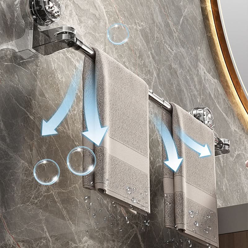 LoungeYard | FlexiGrip Towel Holder — Unleash your spatial freedom with stylish organization without drilling holes! — product view 3