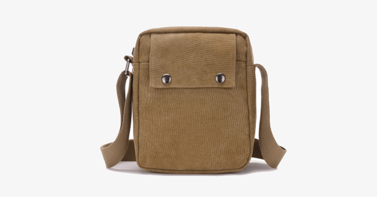 LoungeYard | Stylish Men's Canvas Shoulder Bag — product view 3