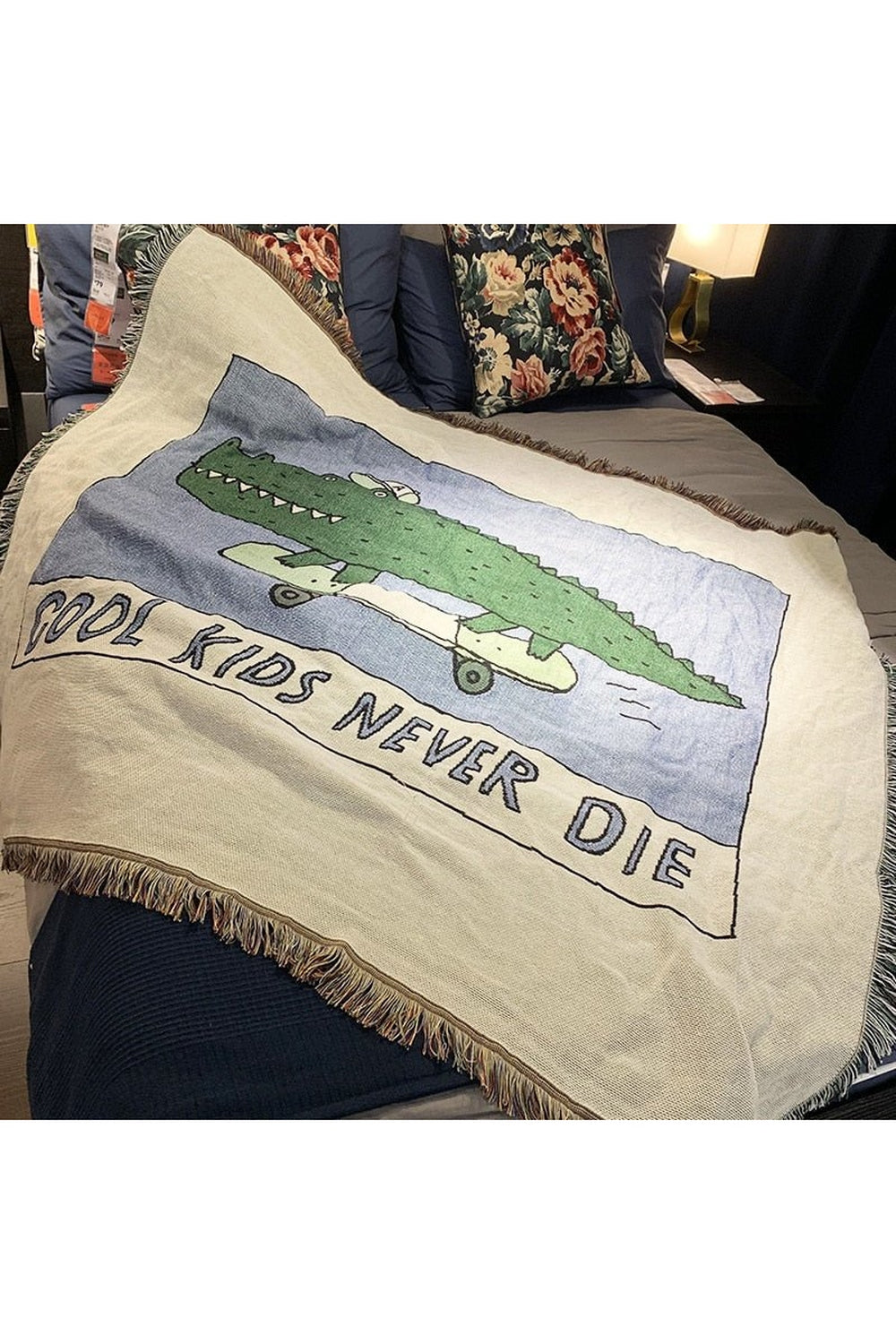 Crocodile Fun Blanket | LoungeYard — product view 4