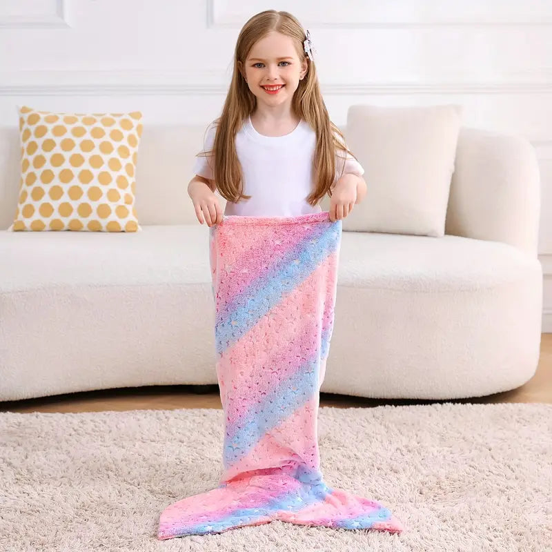 LoungeYard | Magical Light Effect – Mermaid Sleeping Bag — product view 2