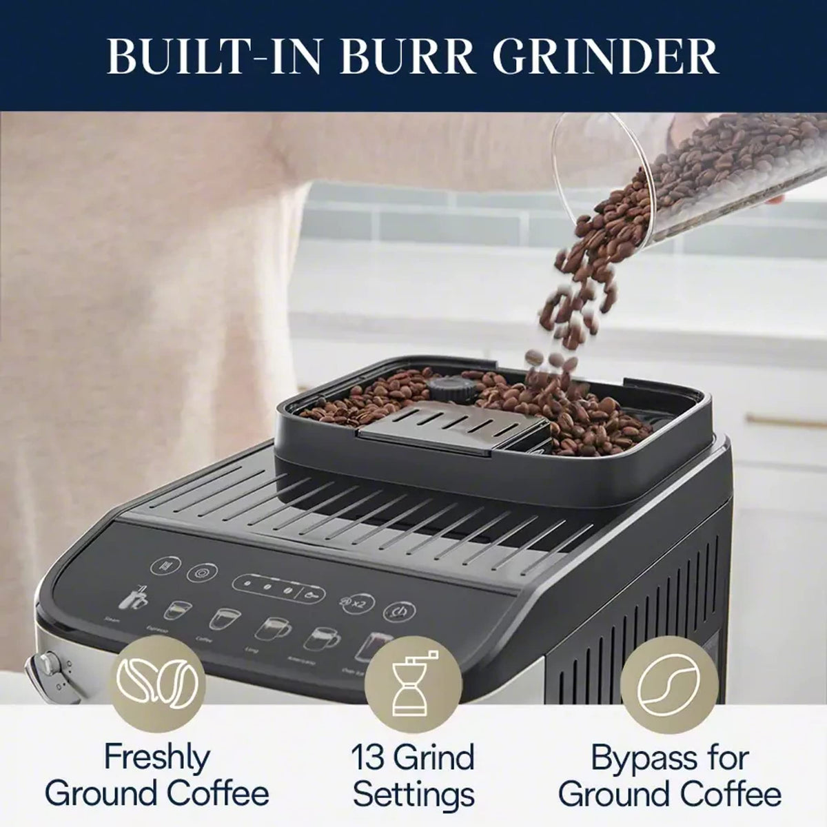 Magnifica Evo Coffee & Espresso Machine — product view 5