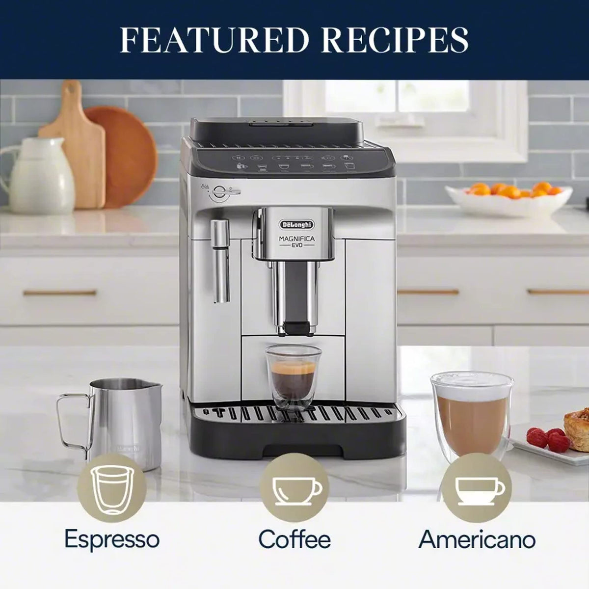 Magnifica Evo Coffee & Espresso Machine — product view 6