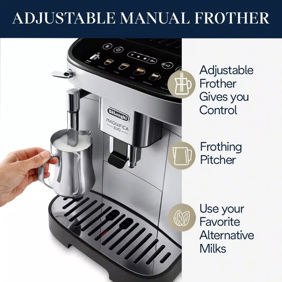 Magnifica Evo Coffee & Espresso Machine — product view 7
