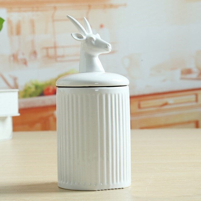 LoungeYard | Creative Ceramic Animal Kitchen Storage Container — product view 1