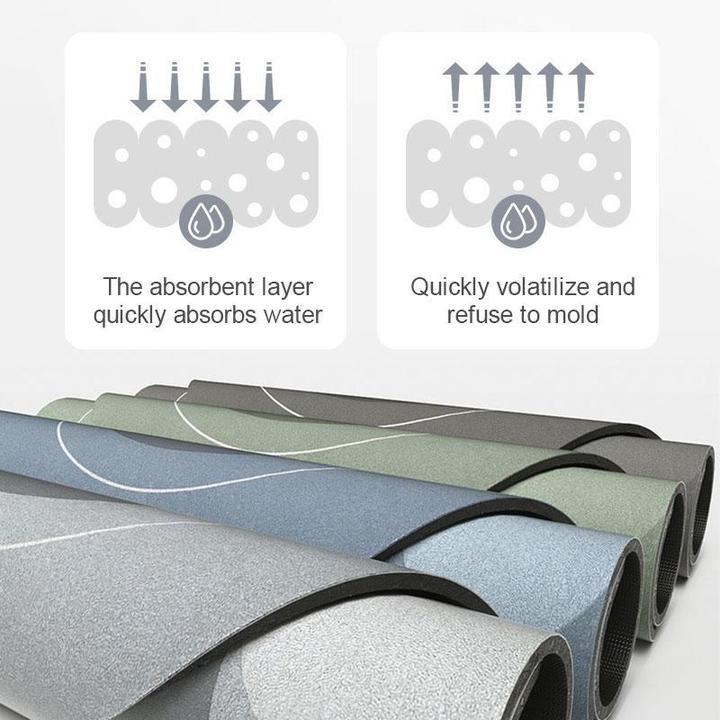 LoungeYard | AquaComfort – Soft Quick-Drying Microfiber Bath Mat — product view 3