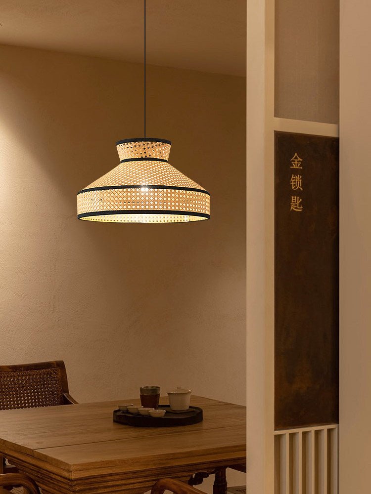 Harvest Woven Rattan Pendant Lamp — product view 7