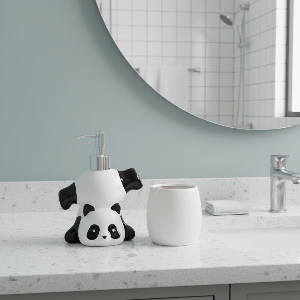 LoungeYard | Flexible Panda Soap Dispenser — product view 3