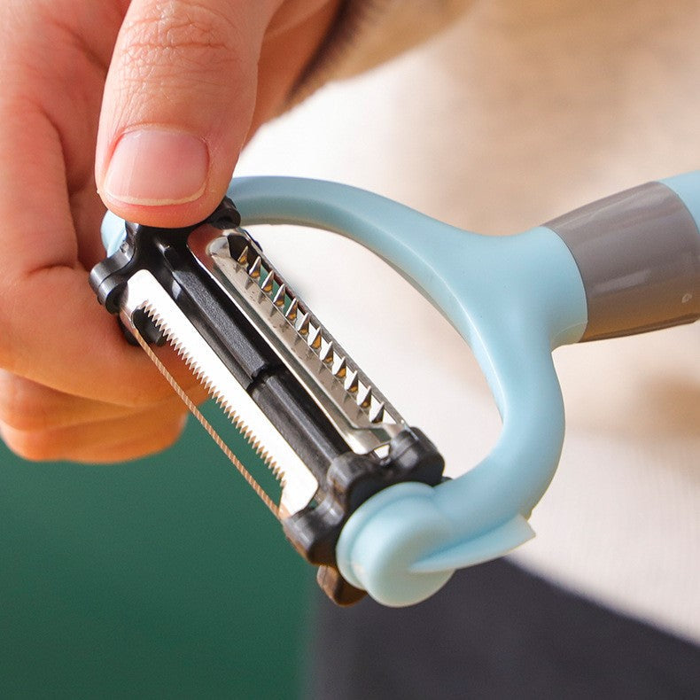 LoungeYard | Stainless Steel 3-in-1 Multifunction Peeler Knife — product view 6