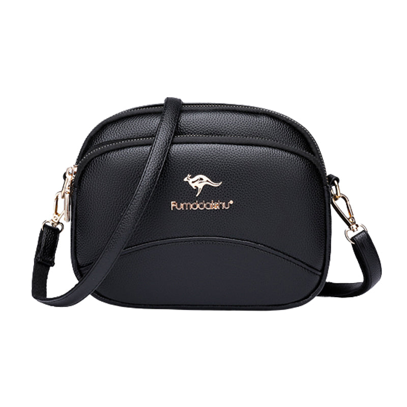 LoungeYard | Soft Leather Multi-Pocket Shoulder Bag — product view 4