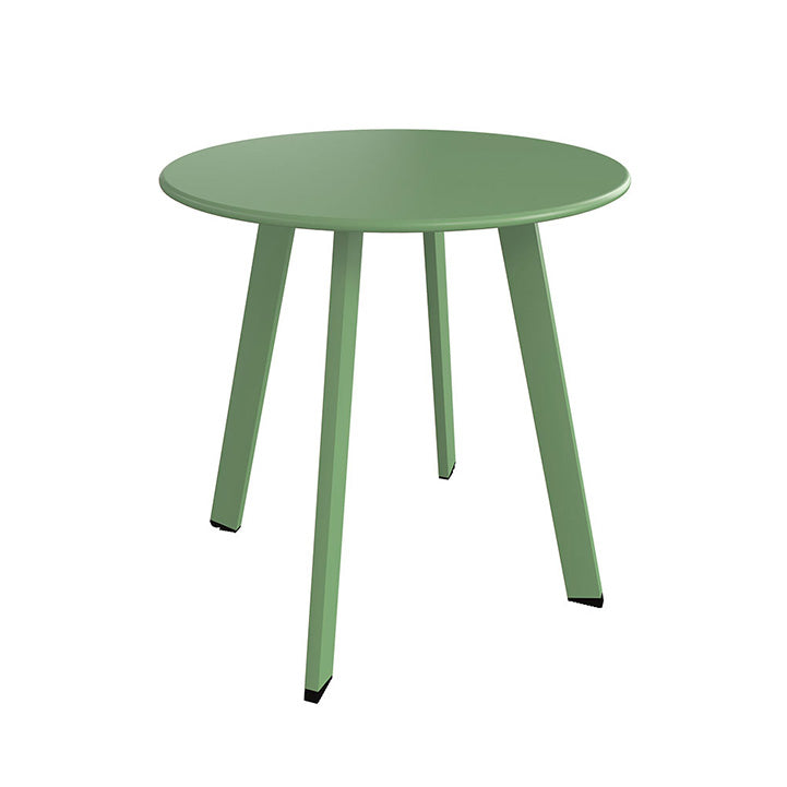 LOUNGE YARD Steel Patio Side Table, Weather Resistant Outdoor Round End Table — product view 5