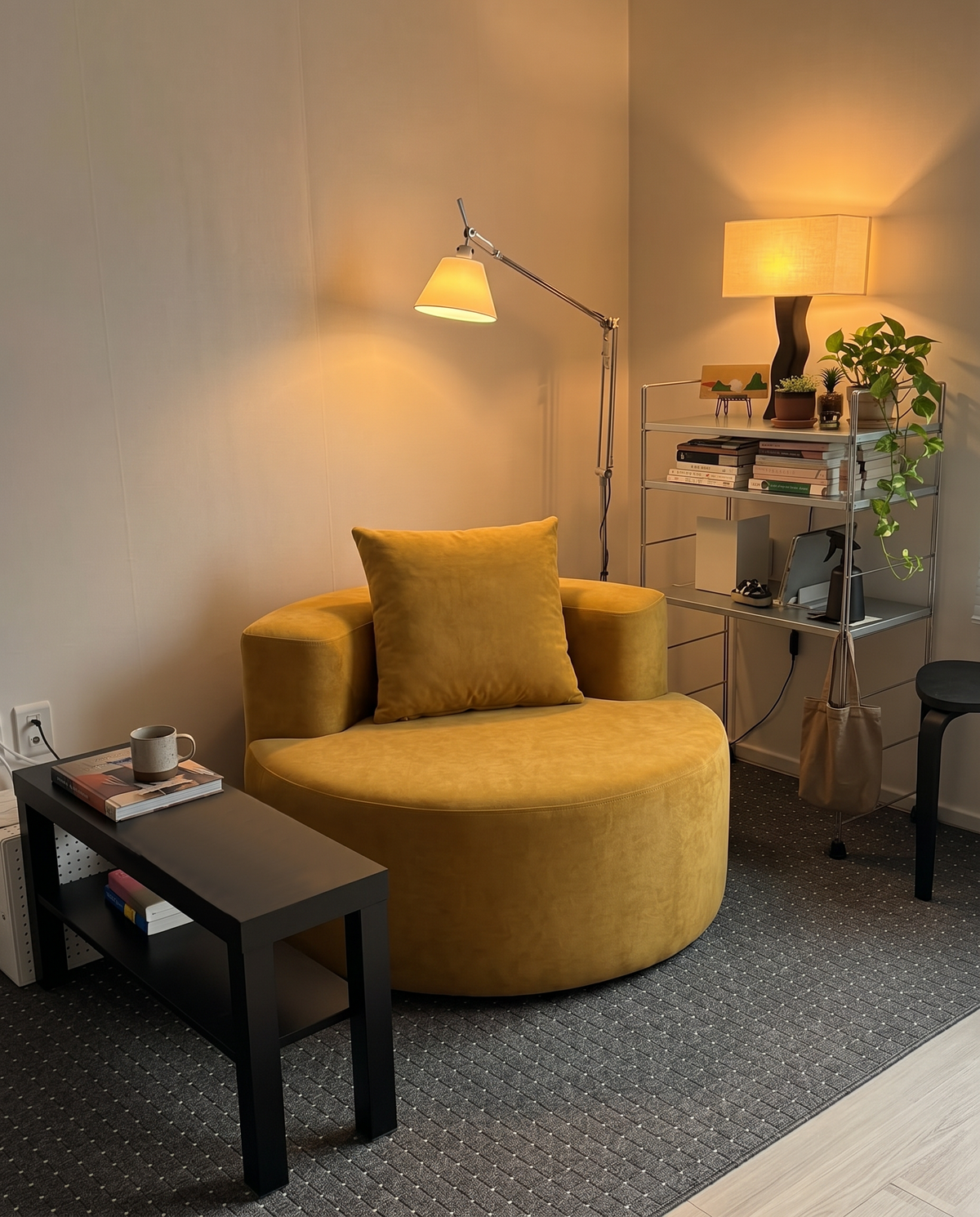 Cloud Round Accent Lounge Chair — product view 3