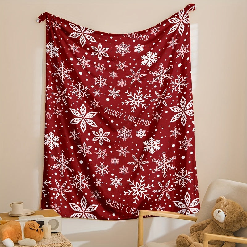 FestiveSnuggle - Luxury Christmas Fleece Blanket for the Holidays LoungeYard — product view 2