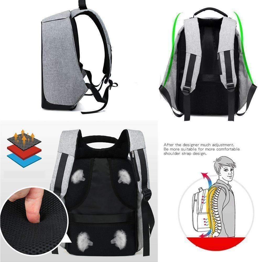 LoungeYard | Multifunctional Anti-Theft USB Charging Backpack - Keeping Your Valuables Safer! — product view 4