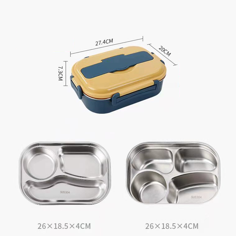 Inner lunchbox made of stainless steel LoungeYard — product view 6