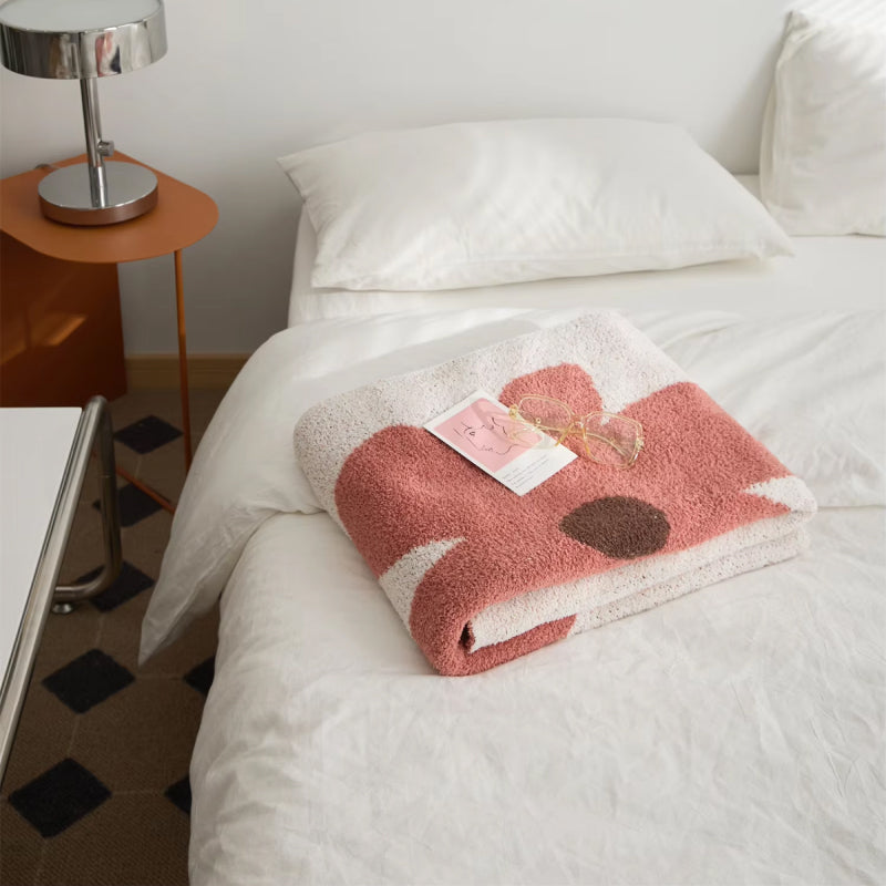 LoungeYard | Bohemian Flower Knitted Throw Blanket — product view 5
