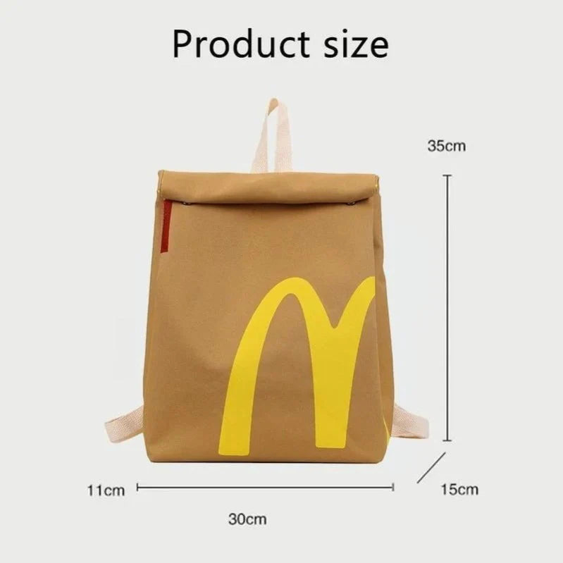 LoungeYard | Playful Arch Canvas Backpack — product view 6