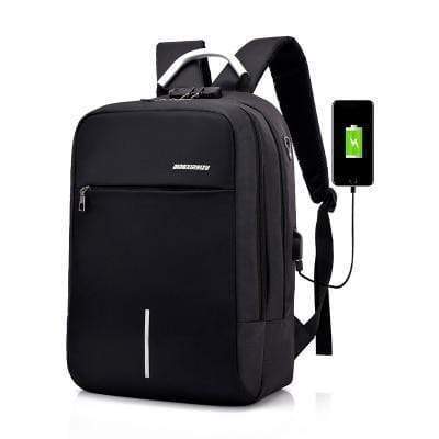 LoungeYard | 3-pin Lock Anti Theft USB Backpack — product view 1