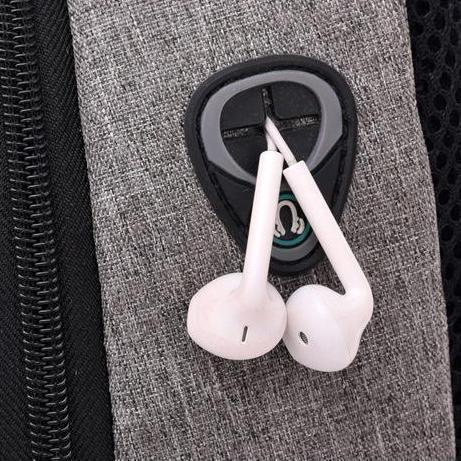 LoungeYard | 3-pin Lock Anti Theft USB Backpack — product view 4