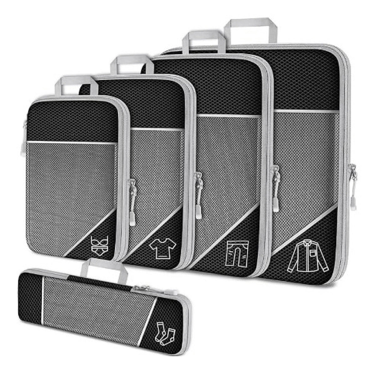 LoungeYard | PackMate Compression Travel Set – Space-Saving Travel Cubes for Organized Packing — product view 1