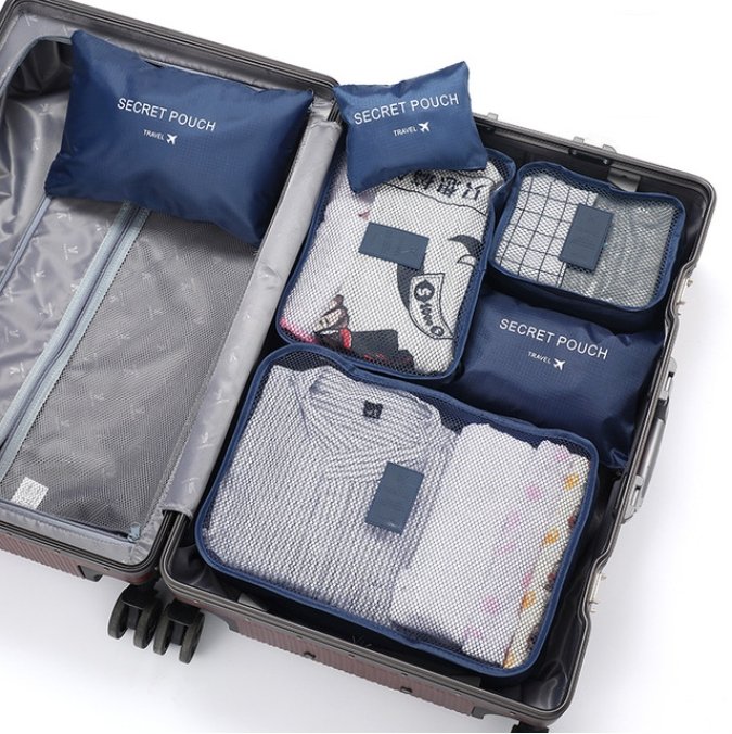 LoungeYard | Organizer Luggage Packing Cubes Inner Pockets (6 Pieces) — product view 4