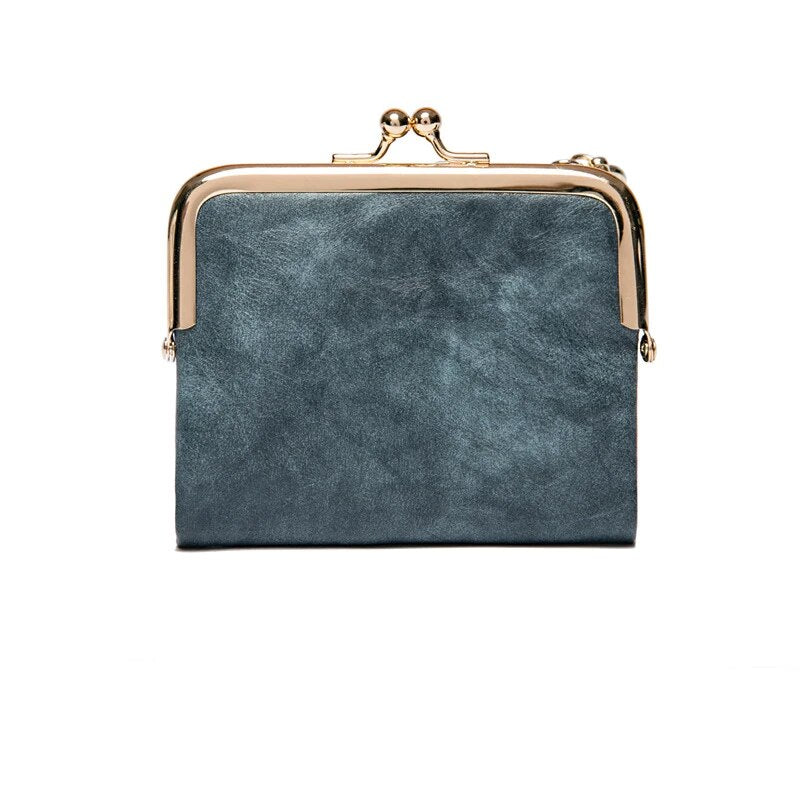 LoungeYard | Wallet Purse | Vintage Kiss Lock Small PU Leather — product view 1