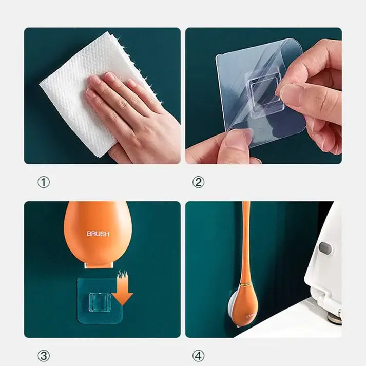 LoungeYard | Elegant and hygienic toilet brush made of silicone - SmartBrush — product view 5
