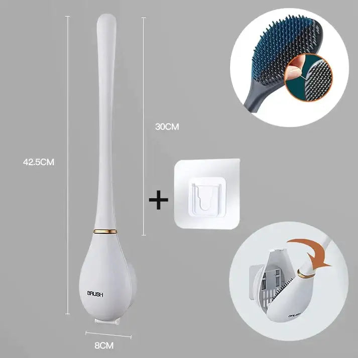 LoungeYard | Elegant and hygienic toilet brush made of silicone - SmartBrush — product view 7