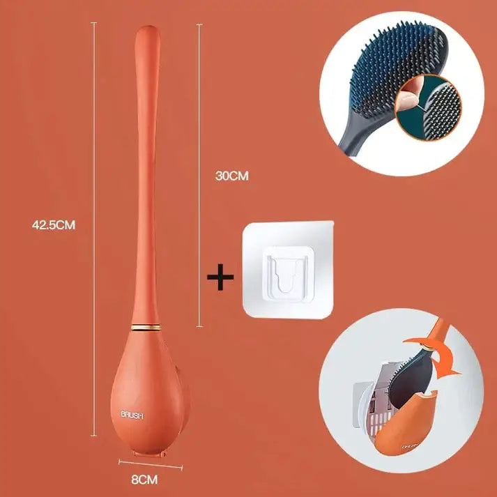 LoungeYard | Elegant and hygienic toilet brush made of silicone - SmartBrush — product view 1