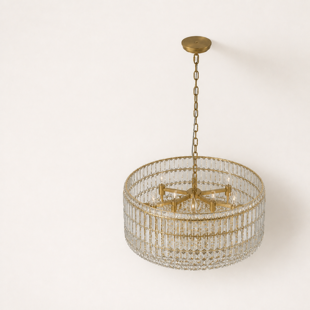 Marnau Brunec 8-Light Crystal Drum Chandelier — product view 4