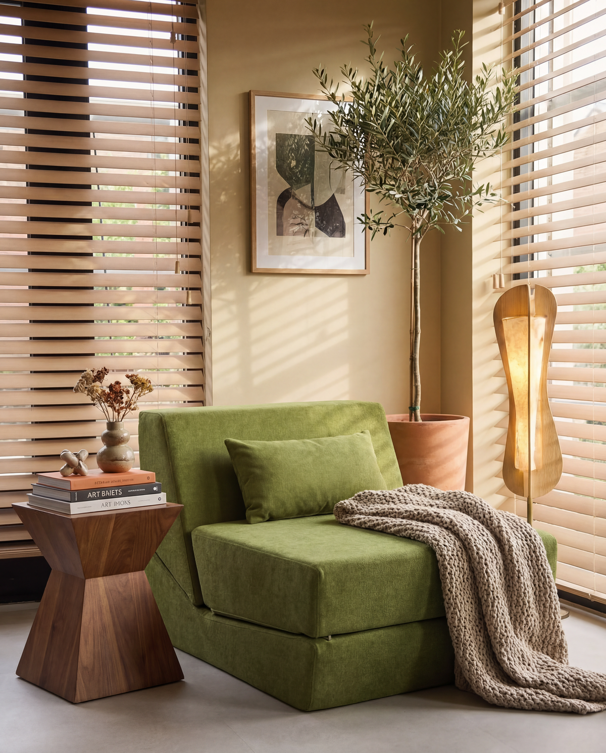 Convertible Lounge Chair Bed — product view 2