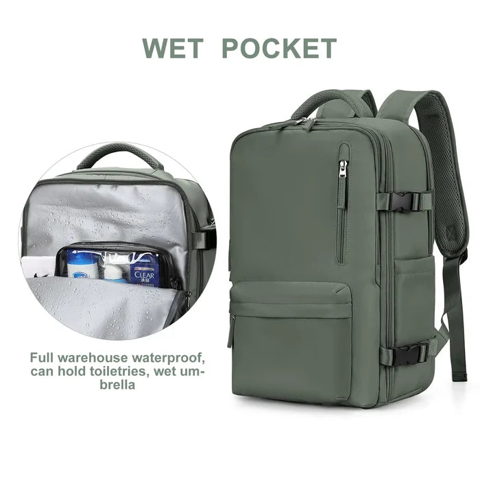 LoungeYard | Waterproof Travel Backpack for Women — product view 5