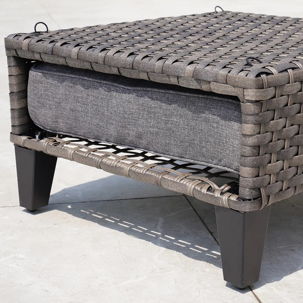 LOUNGE YARD Defriest Wicker Outdoor Lounge Chair — product view 6